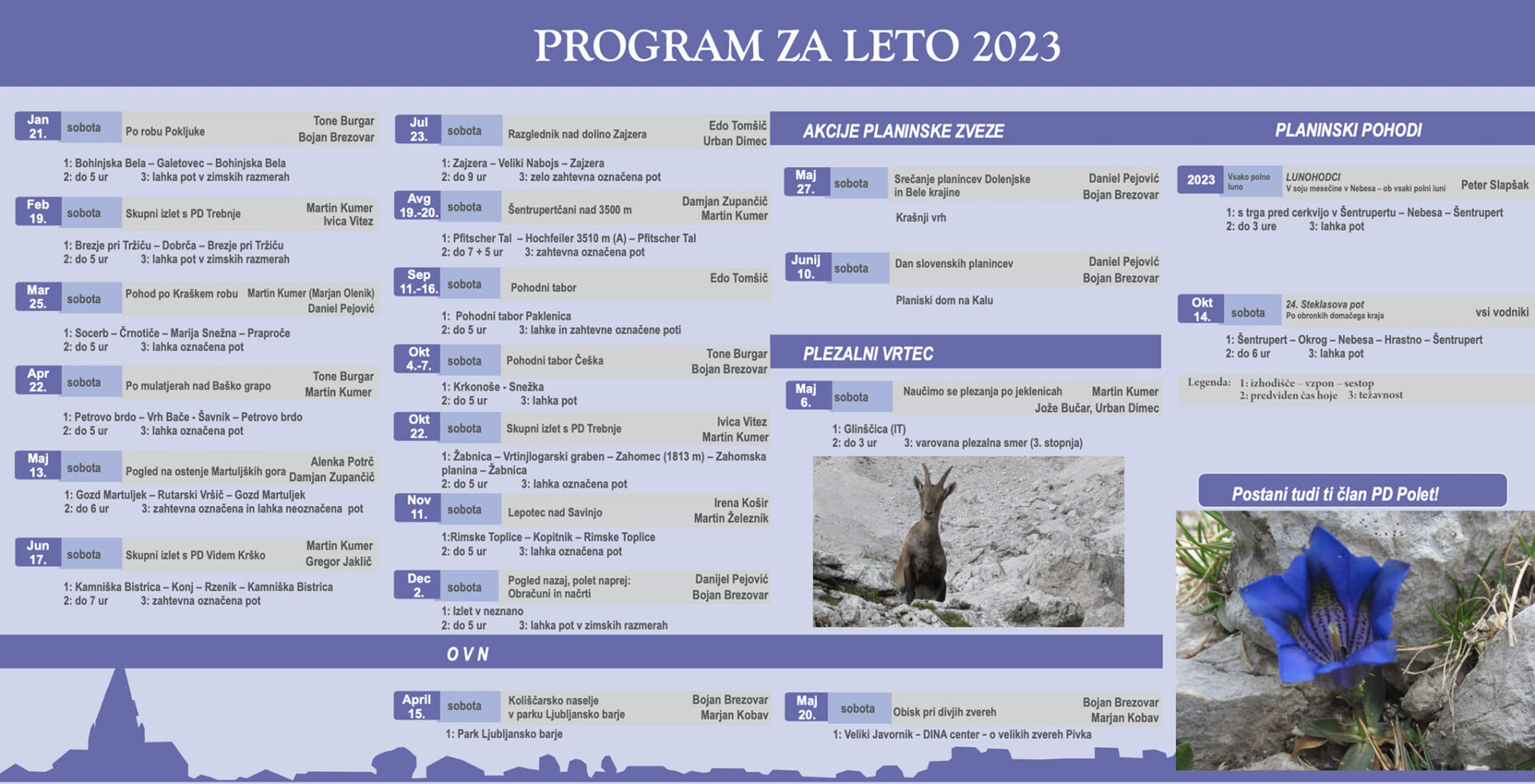 Program za leto 2023